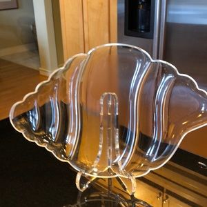 Shell Acrylic Serving Tray